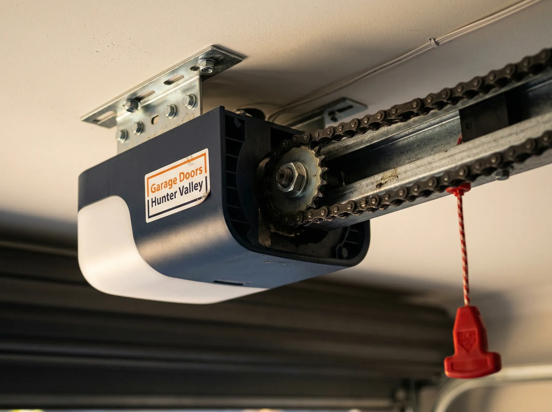 Smart garage door opener mechanism