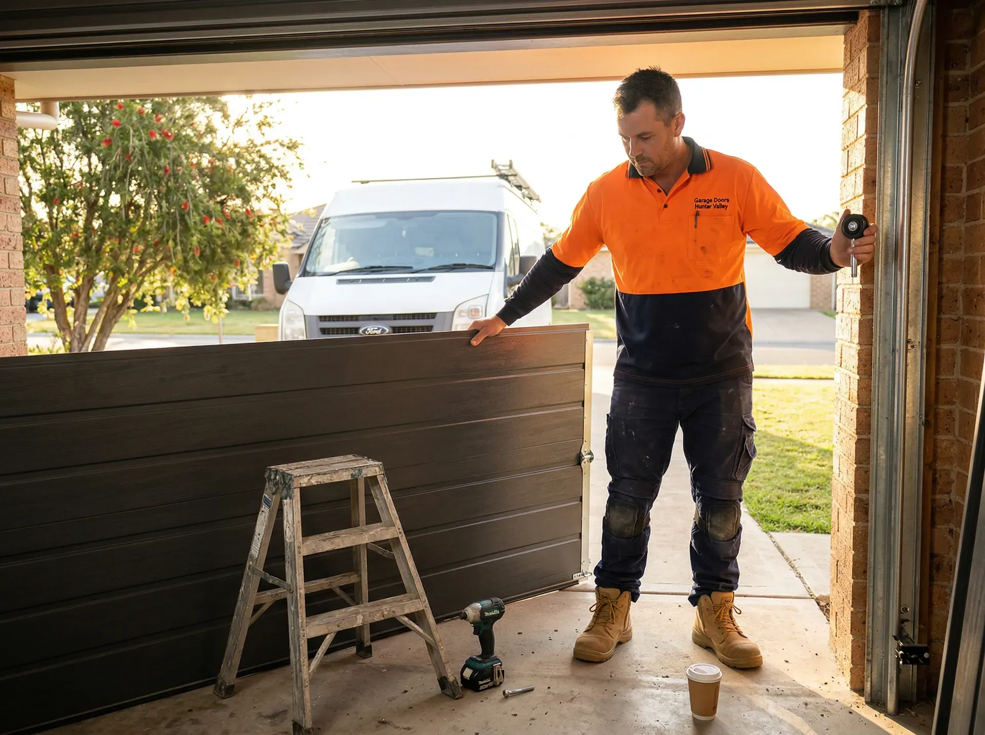 Garage door spring repair