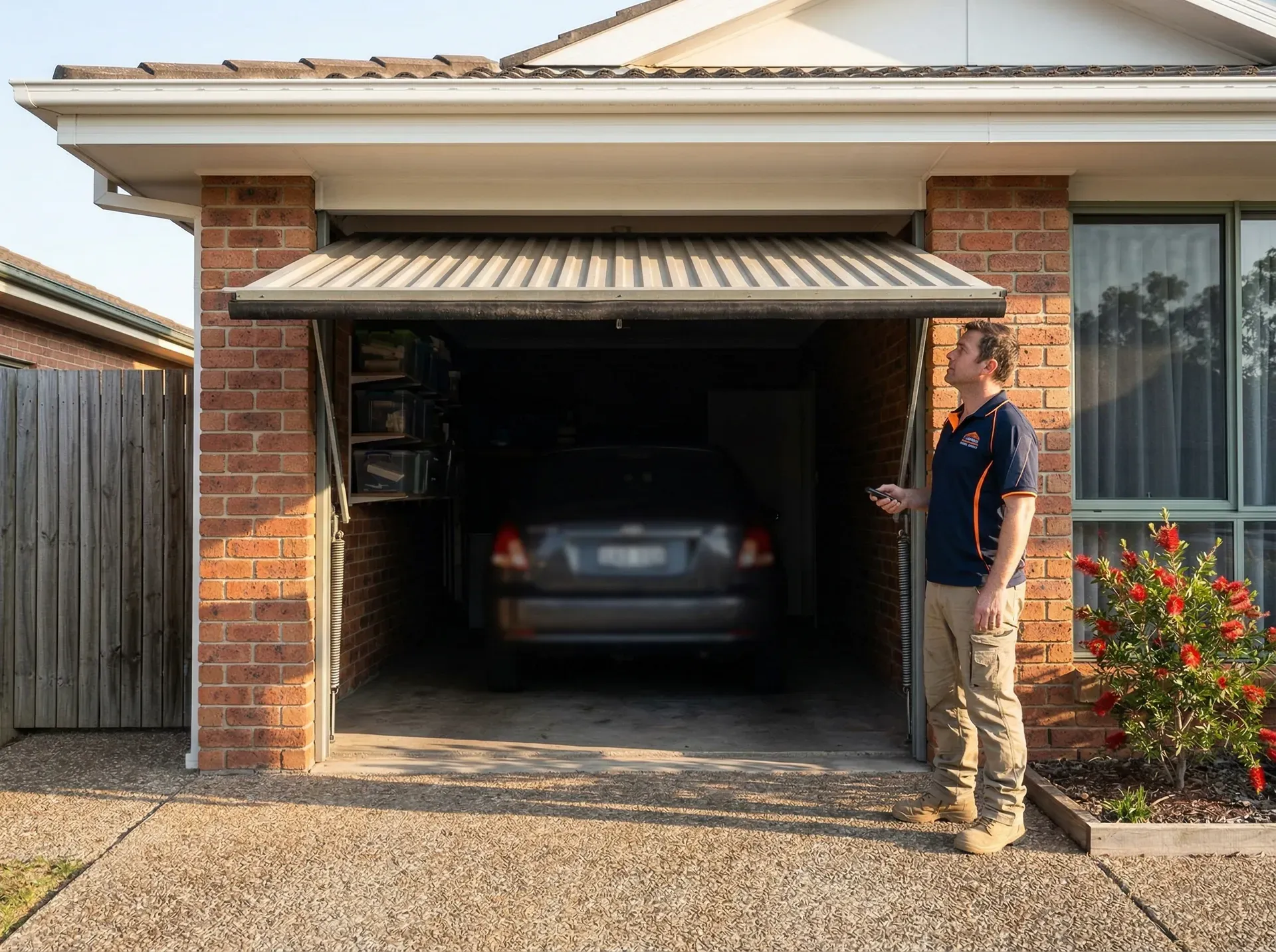 Tilt garage door